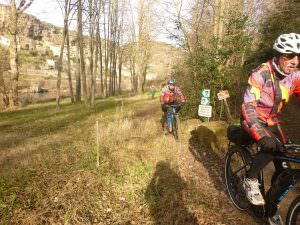 rando VTT sur la trace verte